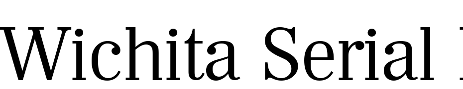 Wichita Serial Regular Font Download Free
